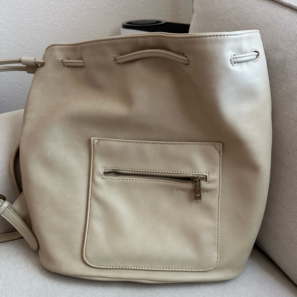 Fawn design drawstring bag